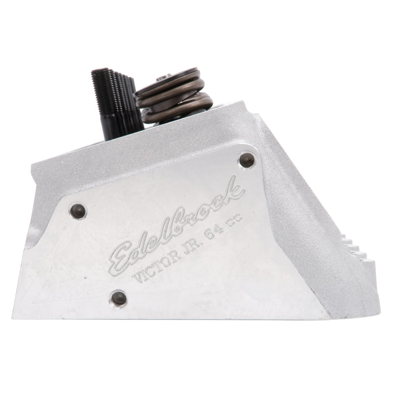 Edelbrock 77599 Single Victor Jr 64cc Head fits SBC Solid Roller Cams