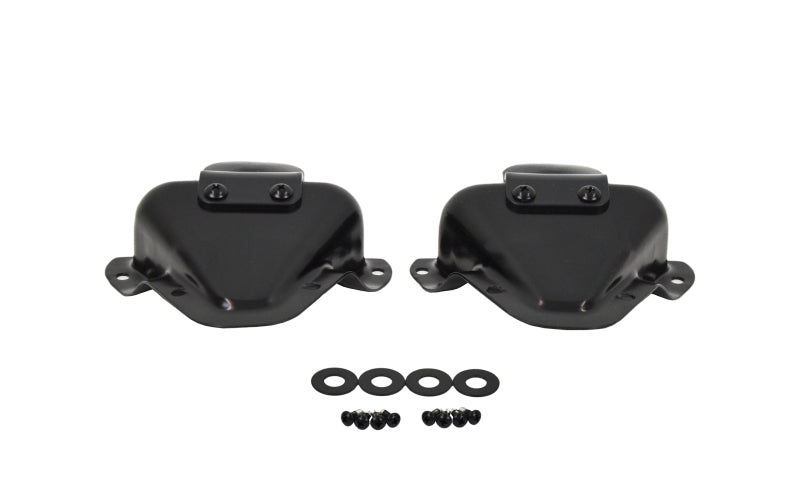 Kentrol 50513 fits Jeep 81-95 CJ/Wrangler YJ Interior Door Latch Brackets Pair - Powdercoat Black
