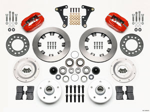 Wilwood 140-12649-R Forged Dynalite Front Kit 11.75in Red 41-55 fits Cadillac