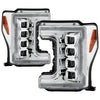 Spyder 5087447 fits Ford 17-18 F-250/F-350/F450 Full LED Headlights Black PRO-Y