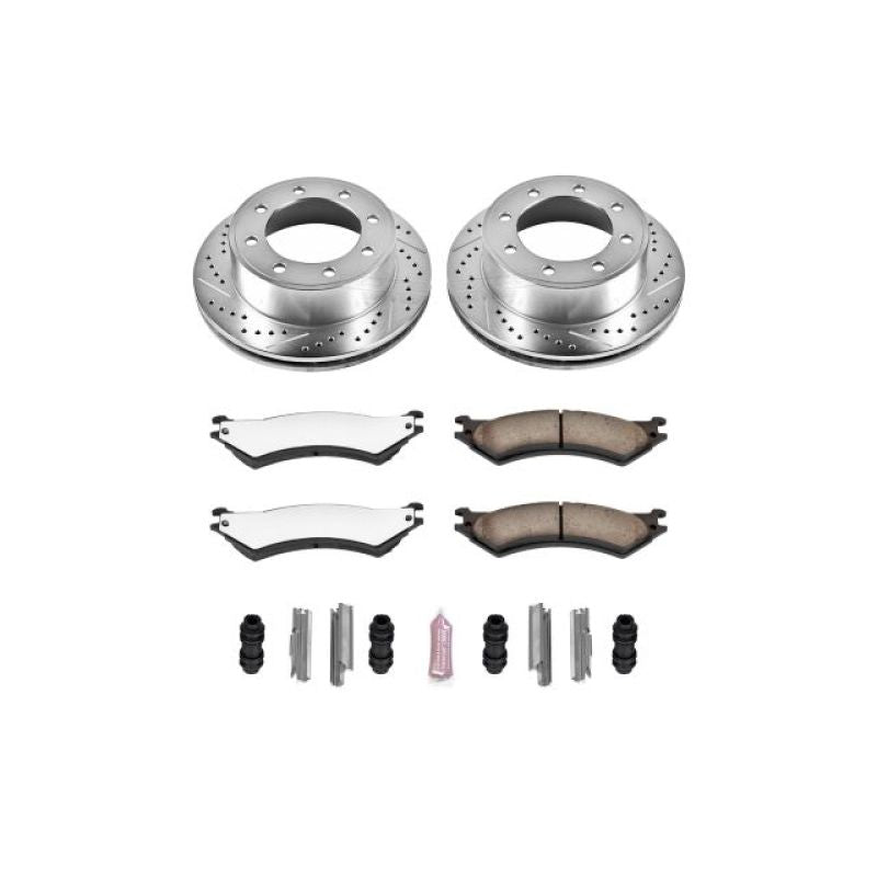 PowerStop K5203-36 2007 fits Ford E-150 Rear Z36 Truck & Tow Brake Kit