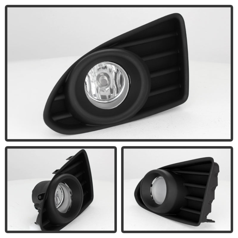 Spyder 5077868 fits Scion 12-20 IQ 2013 OEM Fog Light w/Switch- Clear FL-SIQ12-