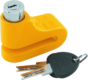 BikeMaster 132247 Bully Lock Disc Lock 5.5mm - Yellow