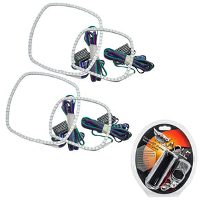 ORACLE Lighting 2234-330 Oracle fits Dodge Charger 11-14 Halo Kit - ColorSHIFT