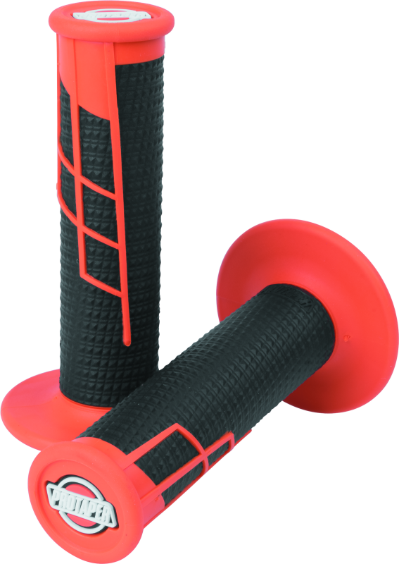 ProTaper 21665 Clamp-On 1/2 Waffle Grip - Orange/Black