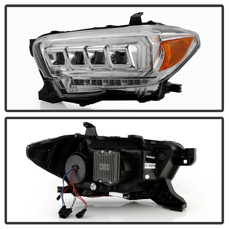 Spyder 5088369 fits Toyota 16-20 Tacoma Halogen Model Only High-Power LED Headl