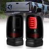 ANZO 311340 1901 fits Dodge 94-20 Ram 1500 LED Taillights Plank Style Black w/Smoke Lens