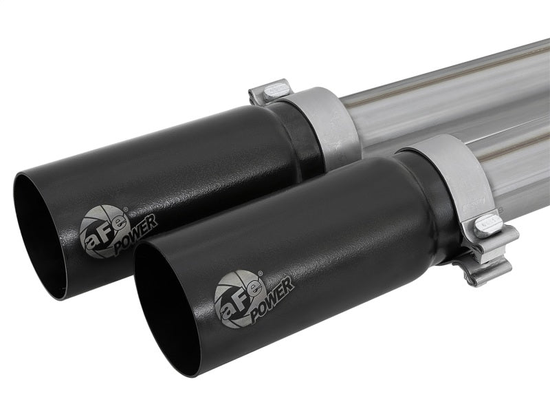 AFE 49-44098-B Series 3in to 2.5in 409 SS Cat-Back Exhaust w/ Black Tips 09-18