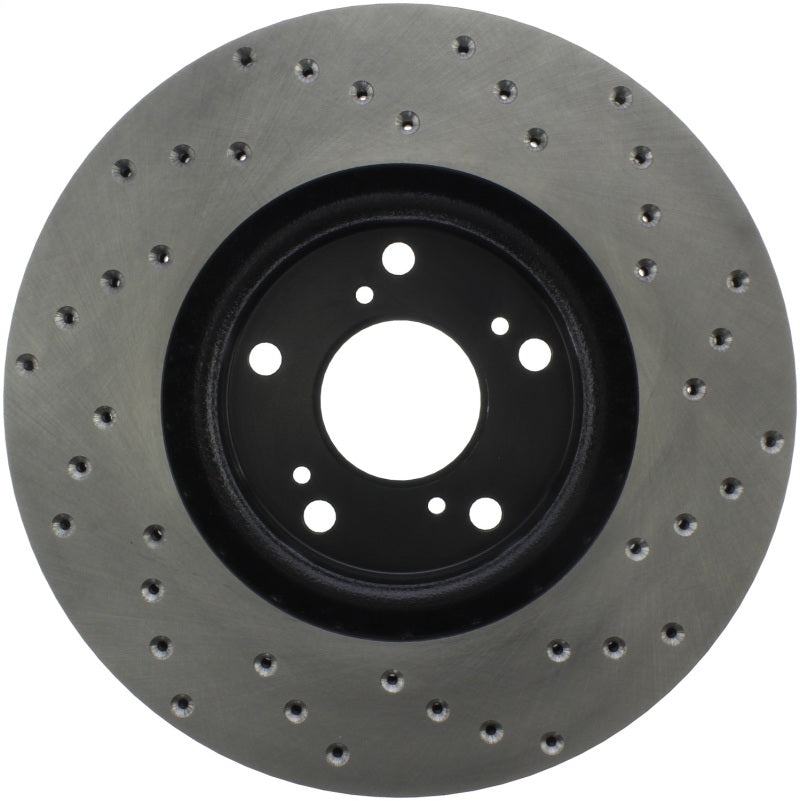 Stoptech 128.40057R 06-08 Honda Civic Si Cross Drilled Right Front Rotor
