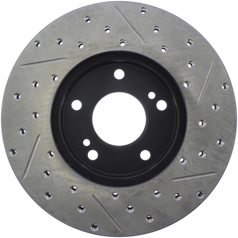 Stoptech 127.42050R Power Slot 6/89-96 Nissan 300ZX Slotted & Drilled Right Front Rotor