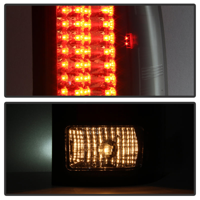 SPYDER 5078186 fits GMC Sierra LED Tail Lights Blk Smke -Not 3500 Dually 4 Rear