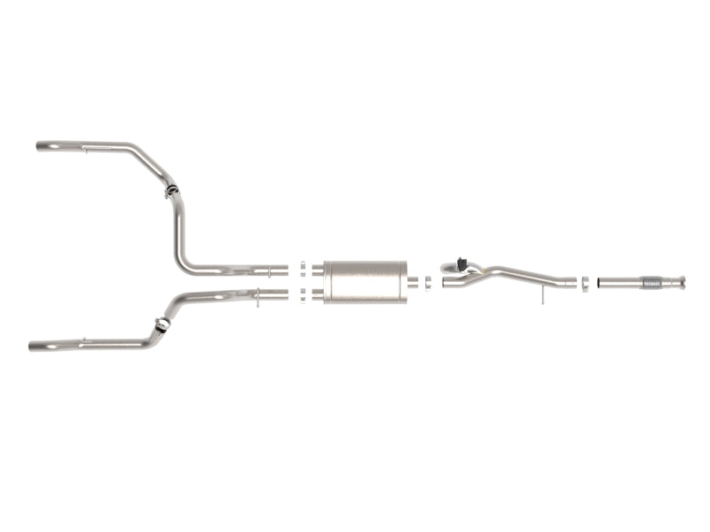 AFE 49-34138  XV 3in 304 SS Cat-Back Exhaust w/ Cutout 19-21 fits GM Silverado/