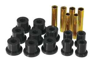 Prothane 7-1014-BL fits GM 4wd Front Spring & Shackle Bushings - Black
