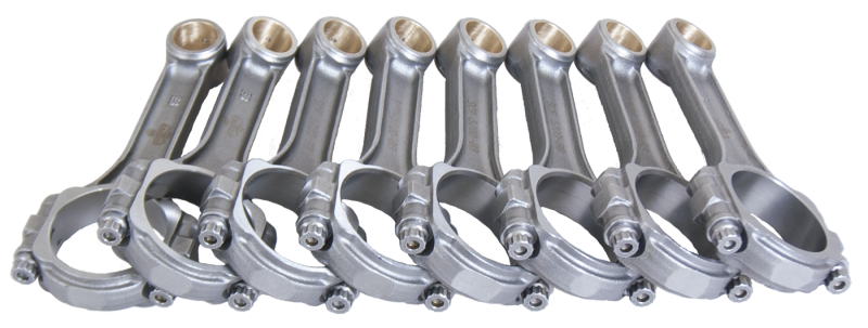Eagle SIR5700CM fits Chevrolet SB 5.700in 5.700in 5140 Steel 3/8in ARP8740 Bolts I-Beam Connecting Rods - Set of 8