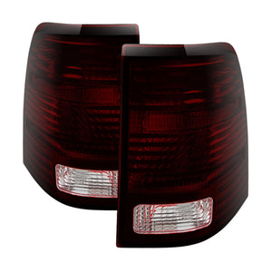 9029837 Xtune fits Ford 02-05 Explorer 4Door OEM Style Tail Lights Red Smoked