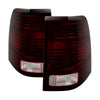 9029837 Xtune fits Ford 02-05 Explorer 4Door OEM Style Tail Lights Red Smoked