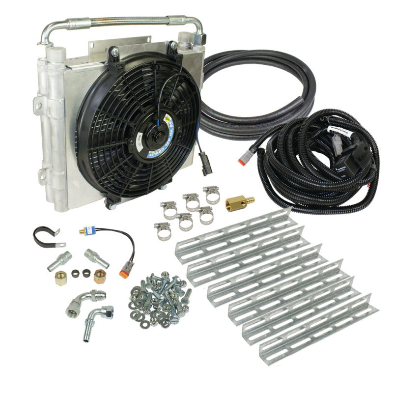 BD Diesel 1030606-DS-12 Xtrude Double Stacked Transmission Cooler Kit - Universi