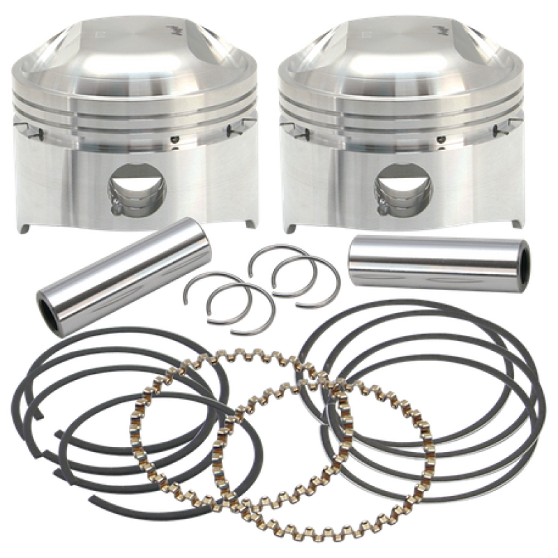 S&S 106-5512 Cycle 79-84 BT 3-1/2in +.010in 80in LC Forged Pistons