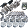 Eagle 14223000 fits Ford 289/302 3.400in Crank 5.400in H-Beam -11cc Flat Top 4.000in Pistons Rotating Assembly