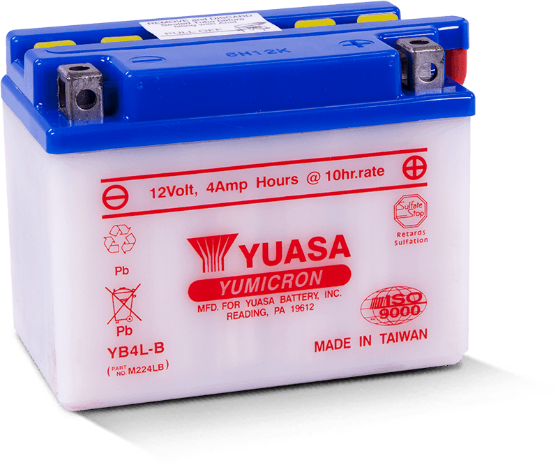 Yuasa YUAM2241B 12N14-3A Conventional 12 Volt Battery