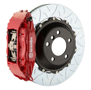Brembo 1M3.8019A2 Brembo 93-98 Supra Front GT BBK 6 Piston Cast 355x32 2pc Rotor Slotted Type-3-Red