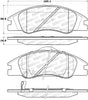 Stoptech 308.1074 Street Brake Pads