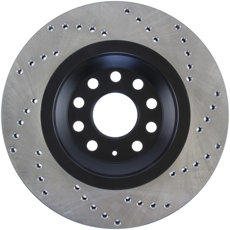 Stoptech 128.33113R 09-13 fits VW CC 3.6L VR6 / 08-09 & 12 Golf R/Golf R32 Drilled Right Rear Rotor