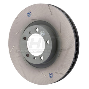 SHW Performance PFR39722 SHW 11-16 fits Porsche Panamera 4 3.6L w/o Ceramics Right Front Slotted Monobloc Brake Rotor (298615302B)