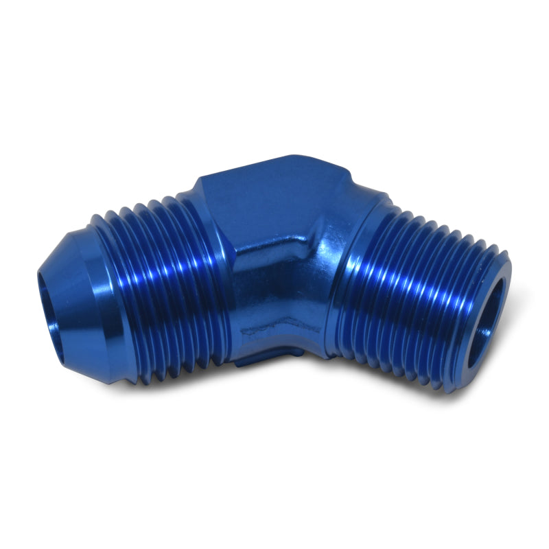 Russell 660770 Performance -4 AN to 1/4in NPT 45 Degree Flare to Pipe Adapter