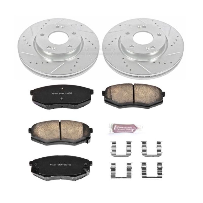 PowerStop K5806 fits Hyundai 10-12 Tucson Front Z23 Evolution Sport Brake Kit