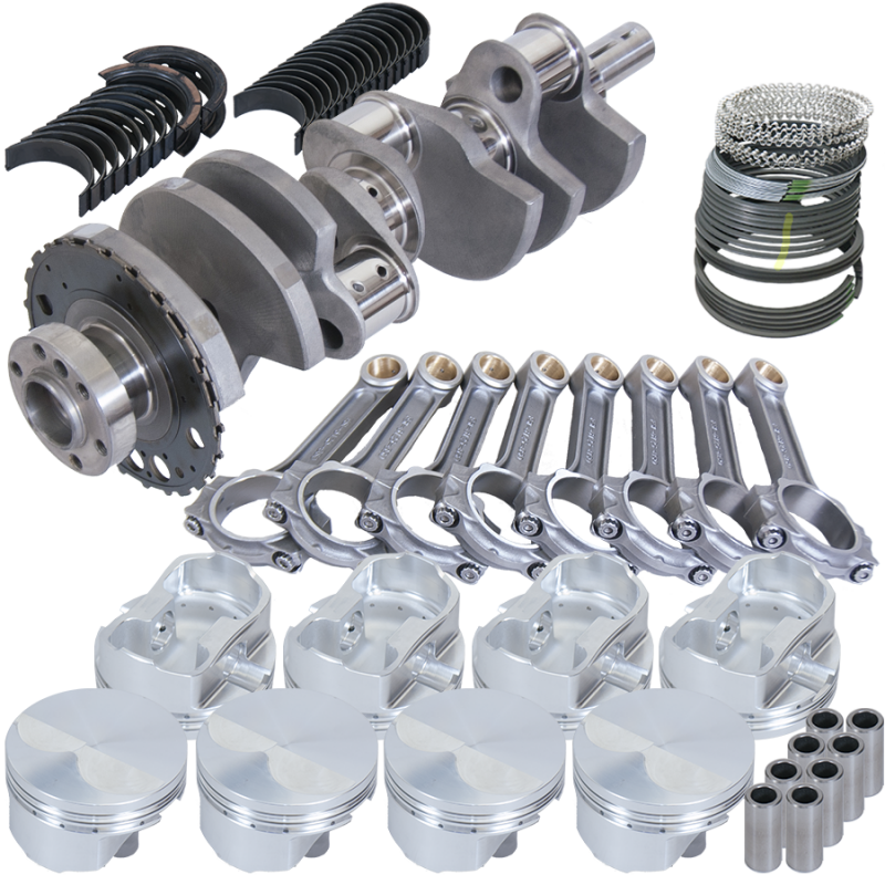 Eagle 628264030 fits Chevy LS2 4.000in Crank 24 Tth Reluctor 6.125in I-Beam Rods 4.030in Pistons Rotating Assembly