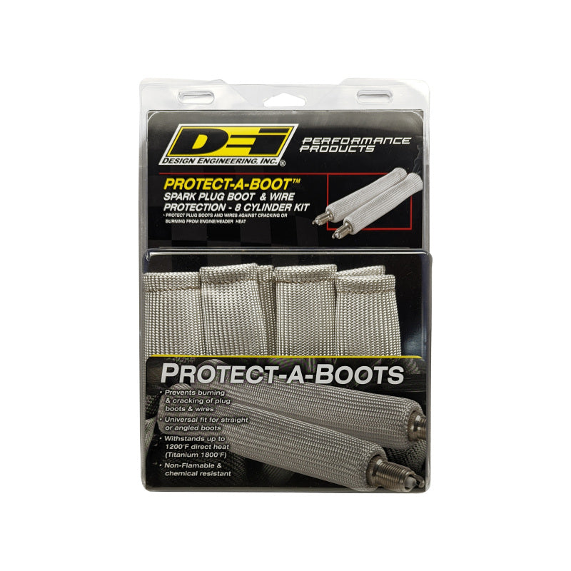 DEI  10552 Protect-A-Boot Sleeve - 1-1/4in I.D. x 6in - 8-pack - Silver