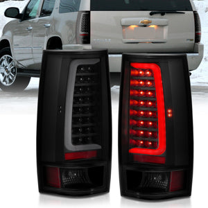 ANZO 311322 2007-2014 fits Chevy Tahoe LED Taillight Plank Style Black w/Smoke Lens