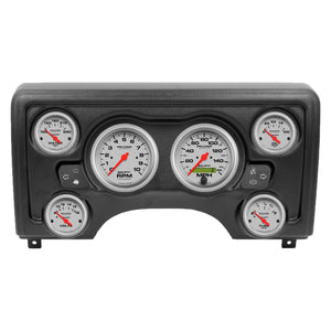 AutoMeter 90011-13 Autometer Ultra-Lite Direct Fit Dash Kit 97-06 fits Jeep TJ (2 x 3-3/8in. / 4 x 2-1/16in.)