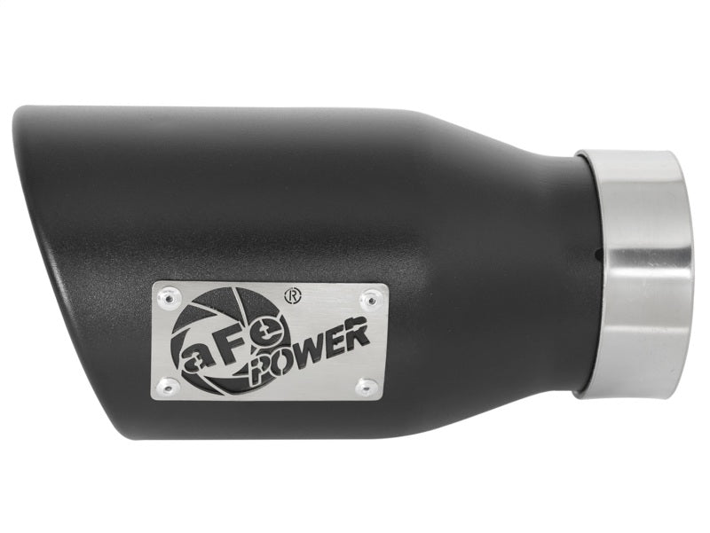 AFE 49T30452-B09 orce-Xp 409 SS Exhaust Tip Black (Left Side) 3in In x 4-1/2in
