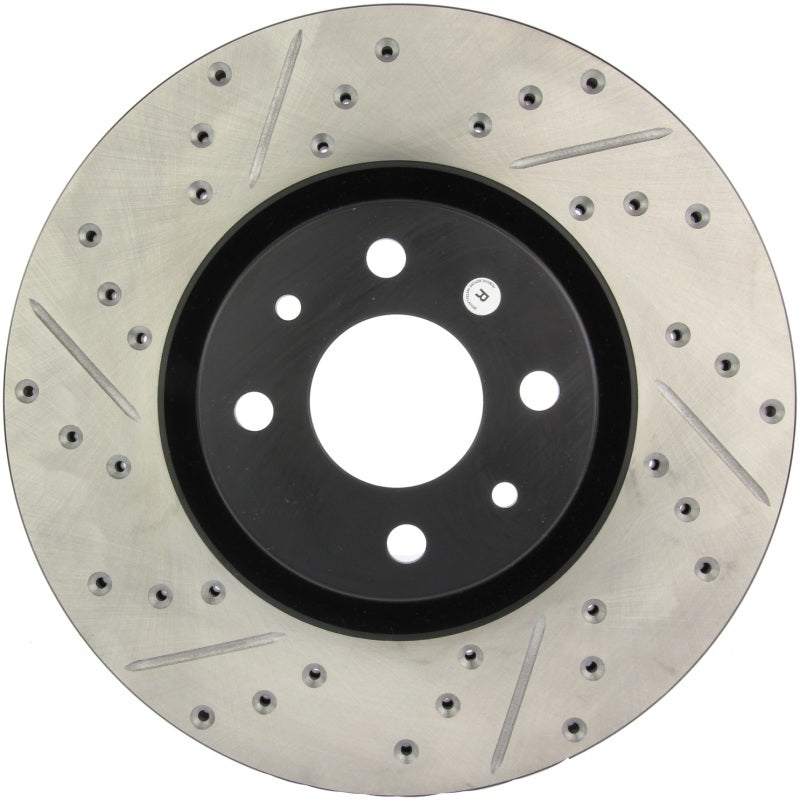 Stoptech 127.04004R Slotted & Drilled Sport Brake Rotor