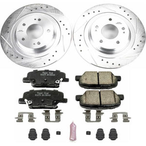 PowerStop fits Mitsubishi 14-18 Outlander Rear Z23 Evolution Sport Brake Kit