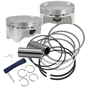 S&S Cycle 920-0100 2007+ BT 3.937in x 4-3/8in Piston Set