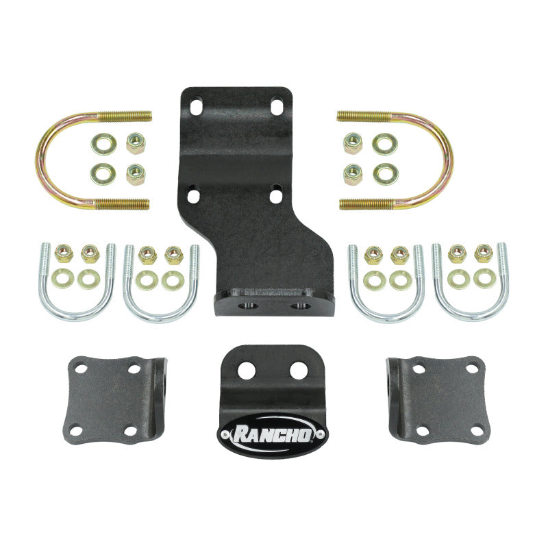 Rancho RS64102 2020 fits Jeep Gladiator Steering Damper Bracket Dual Stabilizer Bracket
