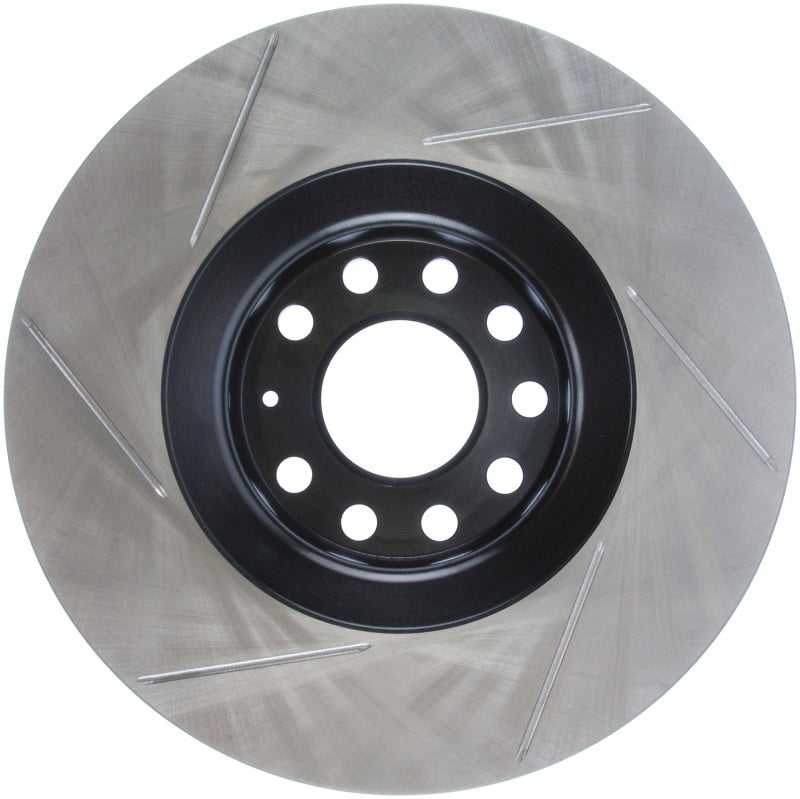 Stoptech 126.33096SL Power Slot 01-06 fits Audi Allroad / 05-09 A4 / 6/99-04 A6 / 99-02 S4 Left Front Slotted Rotor
