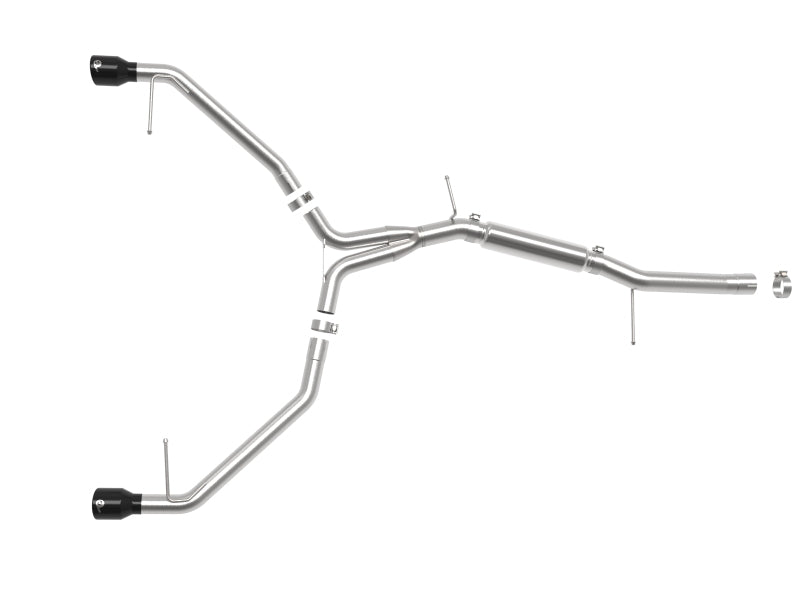 AFE 49-36419-B fits Audi A4 (L4-2.0L) MACH Force-Xp Stainless Steel Axle-Back E