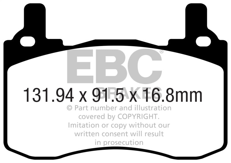 EBC DP22357 2019+ fits Genesis G70 2.0L Turbo (Brembo) Greenstuff Rear Brake Pads