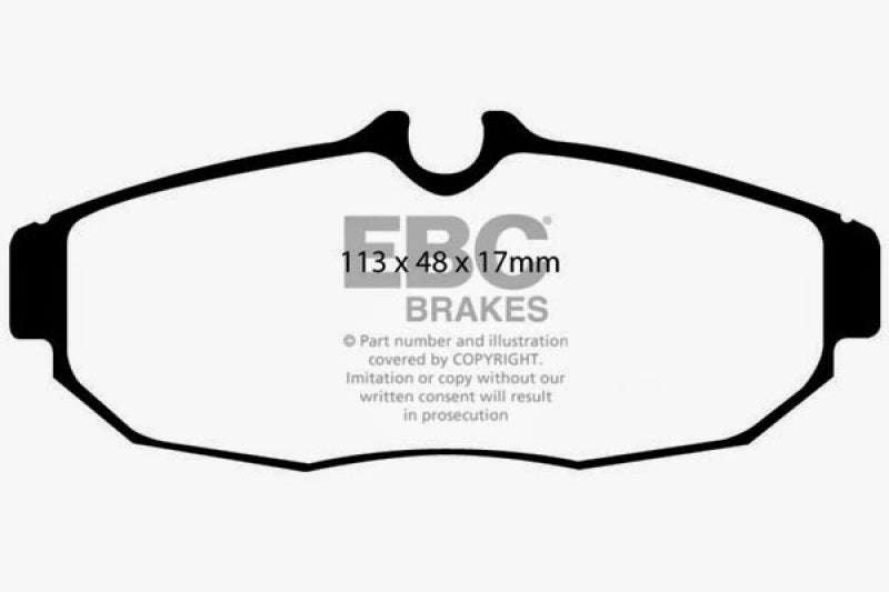 EBC DP21741 fits Ford 05-10 Mustang 4.0 Greenstuff Rear Brake Pads