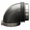 Spectre 9785 Flex Coupler Elbow 4in. ID / ID 90 Degree - Black