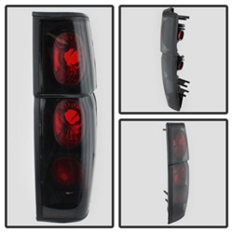 SPYDER 5078216 fits Nissan Hardbody 86-97 Euro Style Tail Lights Black Smoke