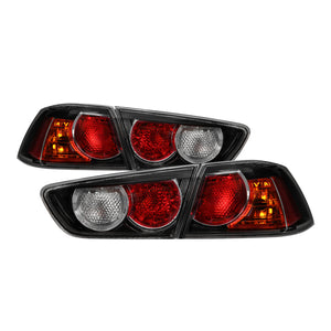 xTune 9937323 fits Mitsubishi Lancer 08-15 OE Style Tail Lights - Black ALT-JH-