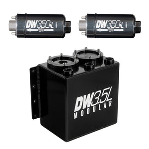 DeatschWerks 6-352-35ST 3.5L Modular Surge Tank (Incl. 2 DW350iL In-Line Fuel P
