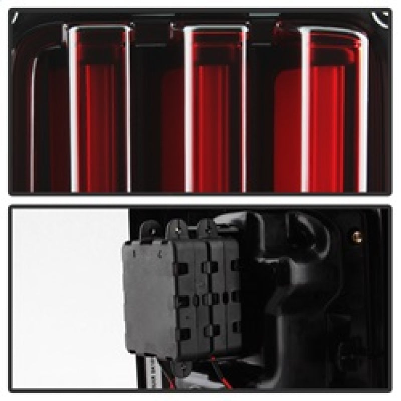 Spyder 5084798 fits Jeep 07-16 Wrangler Version 2 Light Bar LED Tail Lights - R