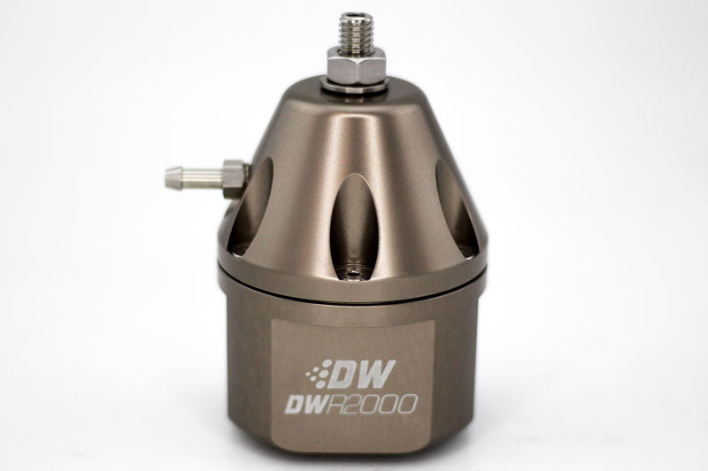 DeatschWerks 6-2000-FRT DWR2000 Adjustable Fuel Pressure Regulator - Titanium