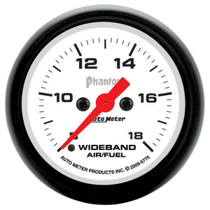 AutoMeter 5770 Autometer Wideband 2 1/16 inch Full Sweep Electric Air/Fuel Ratio Analog